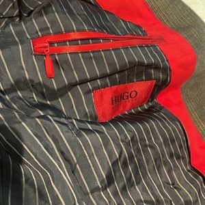 HUGO BOSS ALOIS MODEL Men size 38R 100% cotton casual blazer made in Turkey